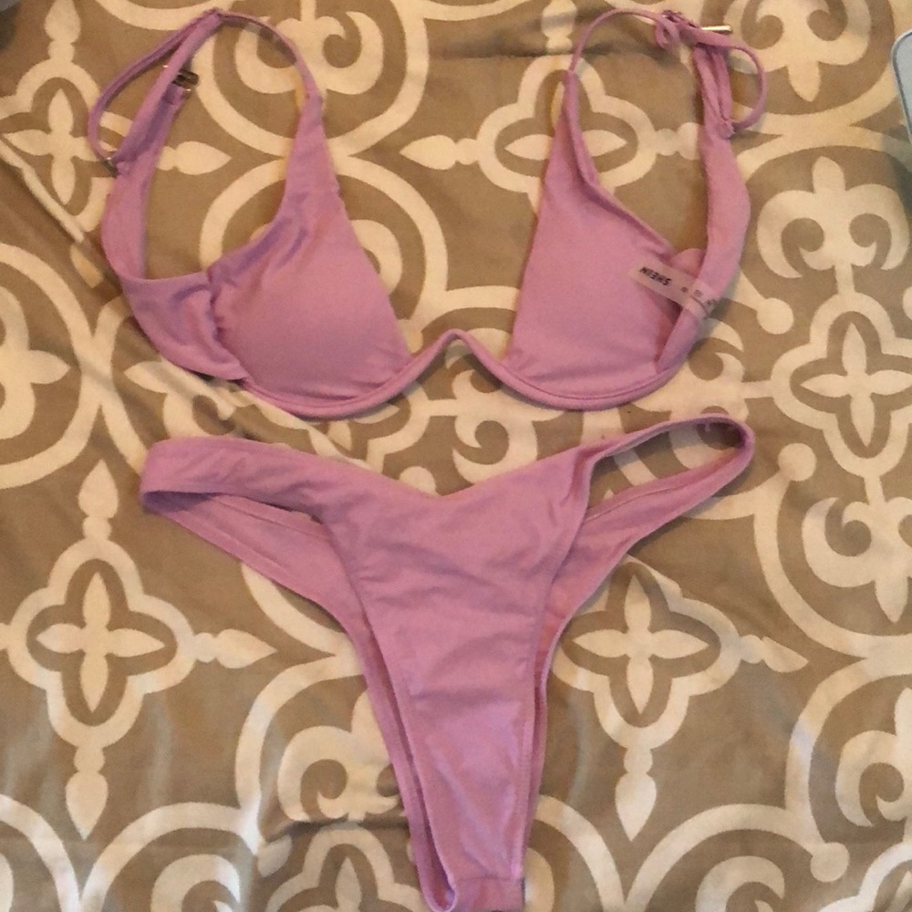 Never worn lavender colored cute bathing suit